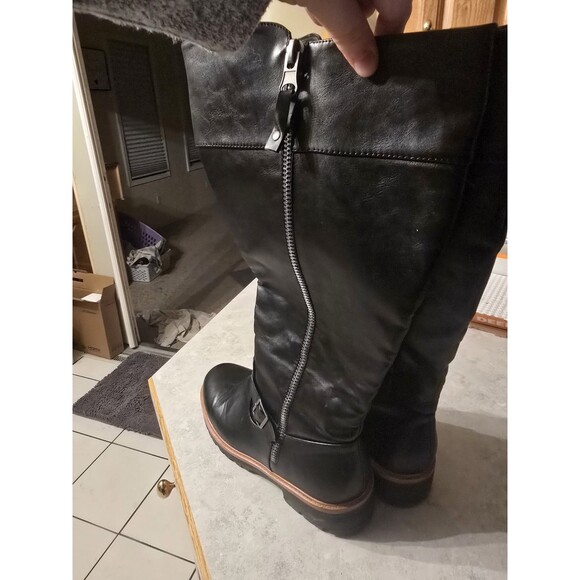 Avenue Women's Wide Width Myla Tall Shaft Boots - 10 W, Black, Plus Size - Picture 3 of 6